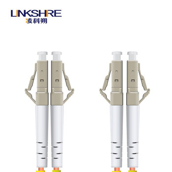 凌科朔（LINKSHIRE）电信级光纤跳线 LC-LC千兆多模双芯光钎网线 收发器熔接尾纤跳钎IDC机房延长线 10米