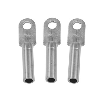 天旭DT铜鼻子10MM平方电缆铜线耳接线端子线鼻子紫铜镀锡接头 DT-10镀锡 20只/包 1包