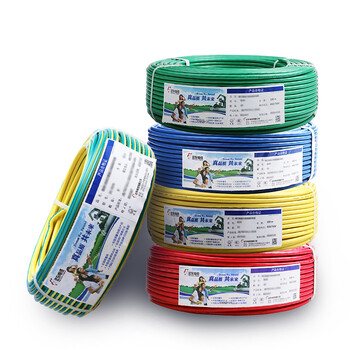 远东电缆 RV 1铜芯多股绝缘软线 黄绿双色 导线 100米【有货期非质量问题不退换】