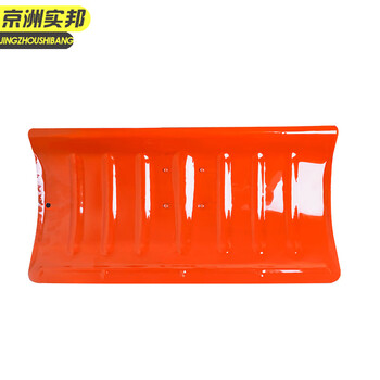 京洲实邦 全钢推雪铲除冰大号锰钢淬火加厚铲雪锹除雪工具 喷涂雪铲+木杆JZSB-852