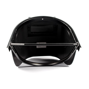 君御 W5001头盔式双反镜片内透明镜片外黑色镜片电焊面罩 黑 均码*1个(不含头盔)