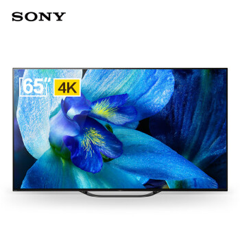 索尼（SONY） KD-65A8G 65英寸 4K超高清 HDR 智能网络 超薄OLED 全面屏电视 人工智能语音 安卓7.0