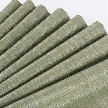 者也 30条防汛沙袋沙包 加厚耐磨灰绿色蛇皮编织袋 载重袋75*113CM