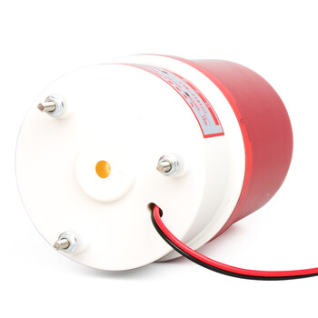 BOWERY声光报警灯LED频闪警示灯塔机灯路障指示安全信号灯车间报警灯LTE-1101J 12V红色1个