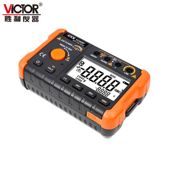 胜利仪器（VICTOR）绝缘电阻测试仪数字摇表兆欧表电工摇表 VC60B+ 标配现货