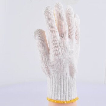 安美尚（ams）750G 点珠手套耐磨防滑点胶搬运劳保手套 12双