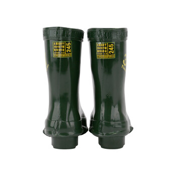 双安 35kv绝缘靴 电工防触电橡胶雨靴 高压中筒电工鞋 40码 