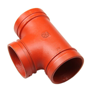 云筑 云筑 沟槽管件 正三通 消防沟槽DN100 外径114 10个装