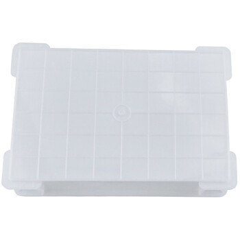 冰禹 BY-5S1 加厚塑料物流周转箱 工具零件盒收纳箱 7号白300*200*87mm