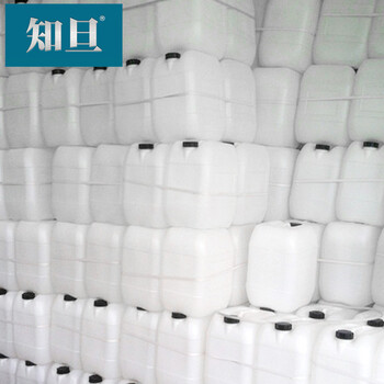 知旦 工业堆码桶 25L扁桶手提式化工桶酒桶 610803 白色扁桶