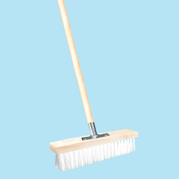 星工（XINGGONG）地板刷 硬毛塑料长柄地刷 水池青苔清洁工具 27CM整套WF036