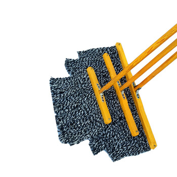 劲雅 JY-Fy800 拖布 方头 木头头拖布 800mm宽拖布 木把 木把方头棉纱拖布