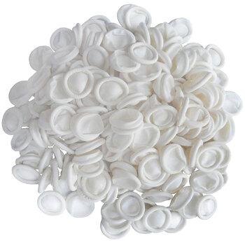 伏兴一次性乳胶手套 耐磨防滑防护 500g(约900只) 乳白色FX520 均码