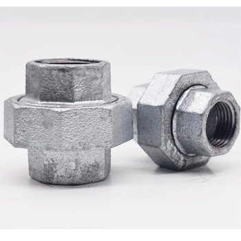 波浩 BOHAO dn20 镀锌活接头  4分消防水管接头 玛钢管件 内丝6分DN20 DN25 DN50 一个价 30个起售