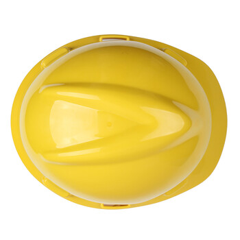 梅思安10146507V-GardABS标准型安全帽 针织布一指键帽衬D型下颏带 1顶 黄色 均码