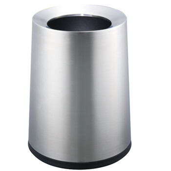 南 GPX-3E 锥形房间桶 砂银钢 商用不锈钢 南方垃圾桶 酒店宾馆客房果皮桶