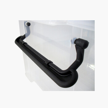 恬晨牌塑料桌面多规格透明收纳箱33L 化妆品玩具收纳盒零食整理箱储物箱超大加厚储物箱