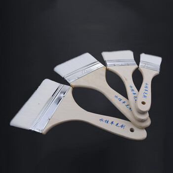 星工 XINGGONG 水性丝刷羊毛刷油漆乳胶漆涂料刷毛刷木蜡油软毛丝刷 2寸水性羊毛刷10把WF032