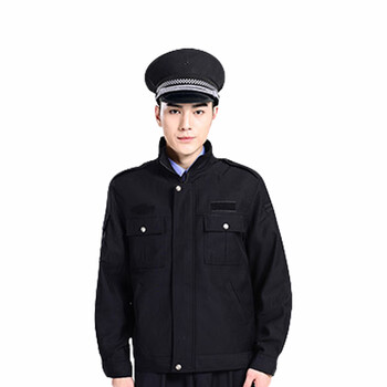 劳保佳 保安工作服  安保执勤制服 春秋保安套装 藏青夹克款 180 上衣加裤子 可定制