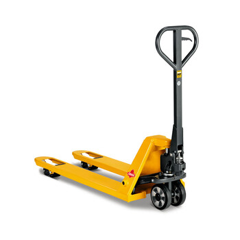 德国亚迈狮 超低放手动搬运车 载重2.0吨 货叉最低位51mm 跨货叉宽685mm PU转向轮/PU双承载轮 AC20L