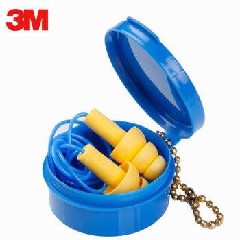 3M 340-4002 耳塞防噪音 学习睡眠旅行游泳耳塞隔音睡眠降噪耳塞男女 定做 10付装