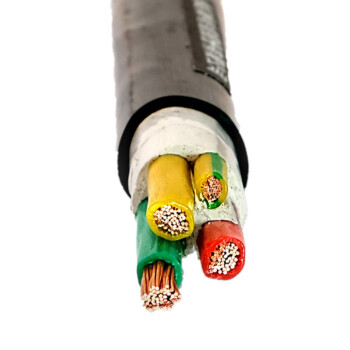 起帆电线电缆 YJVR5*4平方国标电力电缆 绝缘护套软电缆 1米 黑色 100米起售