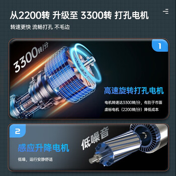 得力（deli）自动财务凭证装订机 500页装订厚度 会计凭证文件资料热熔胶管铆管打孔机【14602】