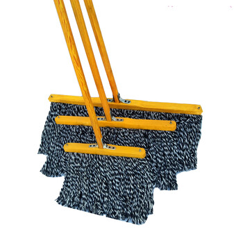 劲雅 JY-Fy800 拖布 方头 木头头拖布 800mm宽拖布 木把 木把方头棉纱拖布