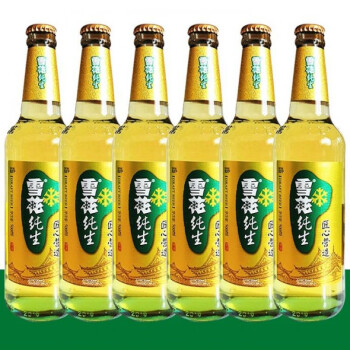 雪花金纯生啤酒500ml品味匠心营造沈阳特产金纯15瓶装