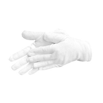 柯瑞柯林/CreClean 汗布手套 礼仪棉劳保白手套 珠宝文玩手套 检阅表演手套 1副 GHU001 企业定制