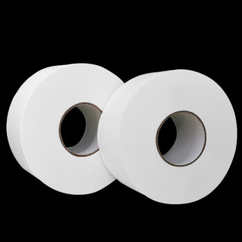 森活色彩大卷纸 浴室洗手间大盘纸 商用整箱饭店厕所纸巾大号卫生纸 3层600克 12卷/箱