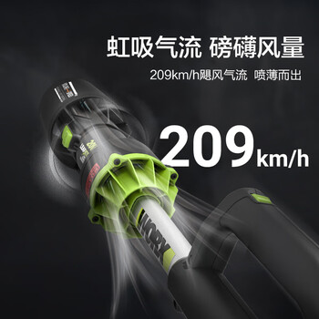 威克士（WORX）WU231锂电强力吹风机鼓风机 （20v/4.0ah一电一充）