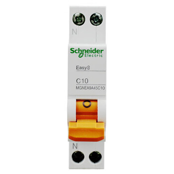 施耐德 空气开关 EA9系列小型断路器 相线+中性线 1P+N C20A MGNEA9A45C20