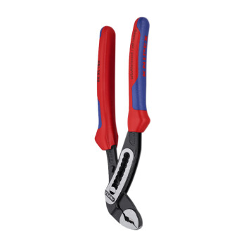 凯尼派克（KNIPEX）88 02 180 Alligator鳄鱼嘴水泵钳 抛光 双色手柄 180mm 切割类工具 钢