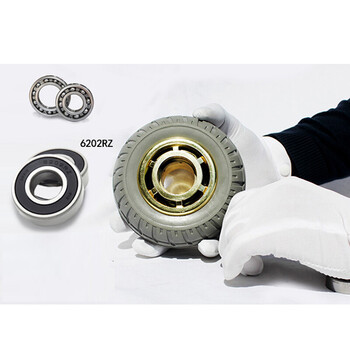 好嘉居金胶轮风火轮平板车轮子橡胶轮拖车万向轮轮子重型工业脚轮平板车推车轮车轱辘 静音烽火定向轮 5寸