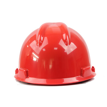 君御 1512标准V型ABS一指键电绝缘安全帽工地建筑工程安全帽  红色 1顶