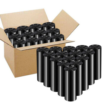 庄太太 【45*55彩色3000只/箱】一次性塑料分类垃圾袋办公室物业打包袋