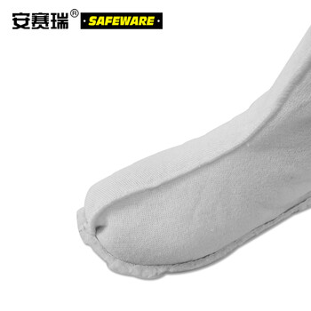 安赛瑞 冬季高筒雨鞋棉套 防寒加绒保暖鞋套 可拆卸毛绒内胆长毛加厚棉套（42码） 25534-42