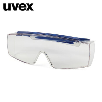 uvex优唯斯 9169260  super OTG眼镜蓝色镜框可与矫视眼镜配合使用耐磨防雾安全眼镜定做 1副