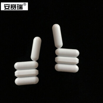 安赛瑞 聚四氟磁力搅拌子（2个装）圆柱形四氟磁子实验用C型搅拌器转子 C40（10×40mm）  600238