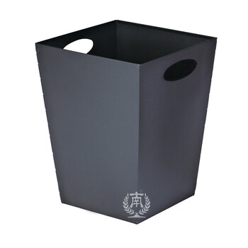 南 GPX-45K 南方套皮房间桶 配铁砂内桶 商用酒店宾馆客房垃圾桶 皮纹房间桶 果皮桶 内桶容量7.2升