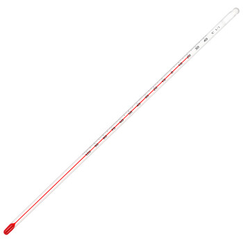 匡建仪表（CONJANT）中兴高精密温度计 工业玻璃棒液体测温仪 手工雕刻款 -100+40℃（红水分度值1） 