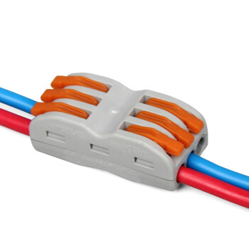 天旭快速接线端子软硬线通用接线器按压式分线器连接器三进三出4平方SPL-3 10个/包 1包
