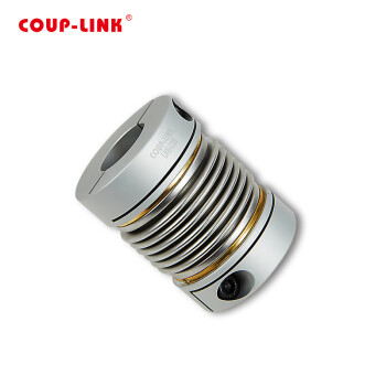 COUP-LINK波纹管轴器 LK6-C32L(32X54)  铝合金联轴器 夹紧螺丝固定波纹管联轴器
