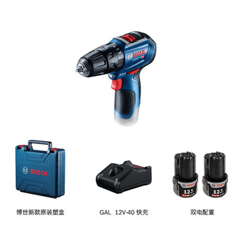 博世（BOSCH）GSB 12V-30充电式无刷冲击钻 电动螺丝刀手电钻 （锂电12V无刷双电版） 工业级