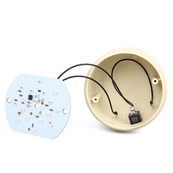 BOWERY磁吸式报警灯LED频闪干电池无声闪烁警示灯岗亭指示信号灯免接线LTD-5088 绿色 1个