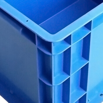 兰诗（LAUTEE）EU4328物流箱 大号长方形周转箱仓储快递收纳箱 蓝色400*300*280