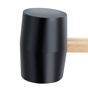 卡夫威尔 木柄橡胶锤橡皮锤检验锤 胶榔头 地板瓷砖安装锤 HA0216E