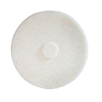 伽華（KARVA）JH-17-1 17寸百洁垫 白垫 抛光打蜡 起蜡垫清洁垫抛光垫抛光片百洁片(5片/盒)