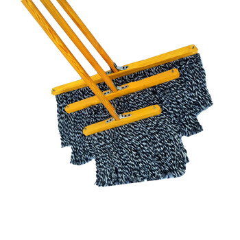 劲雅 JY-Fy800 拖布 方头 木头头拖布 800mm宽拖布 木把 木把方头棉纱拖布